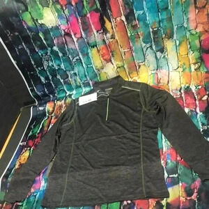Core 365 carbon gray heather activewear top size Small women’s